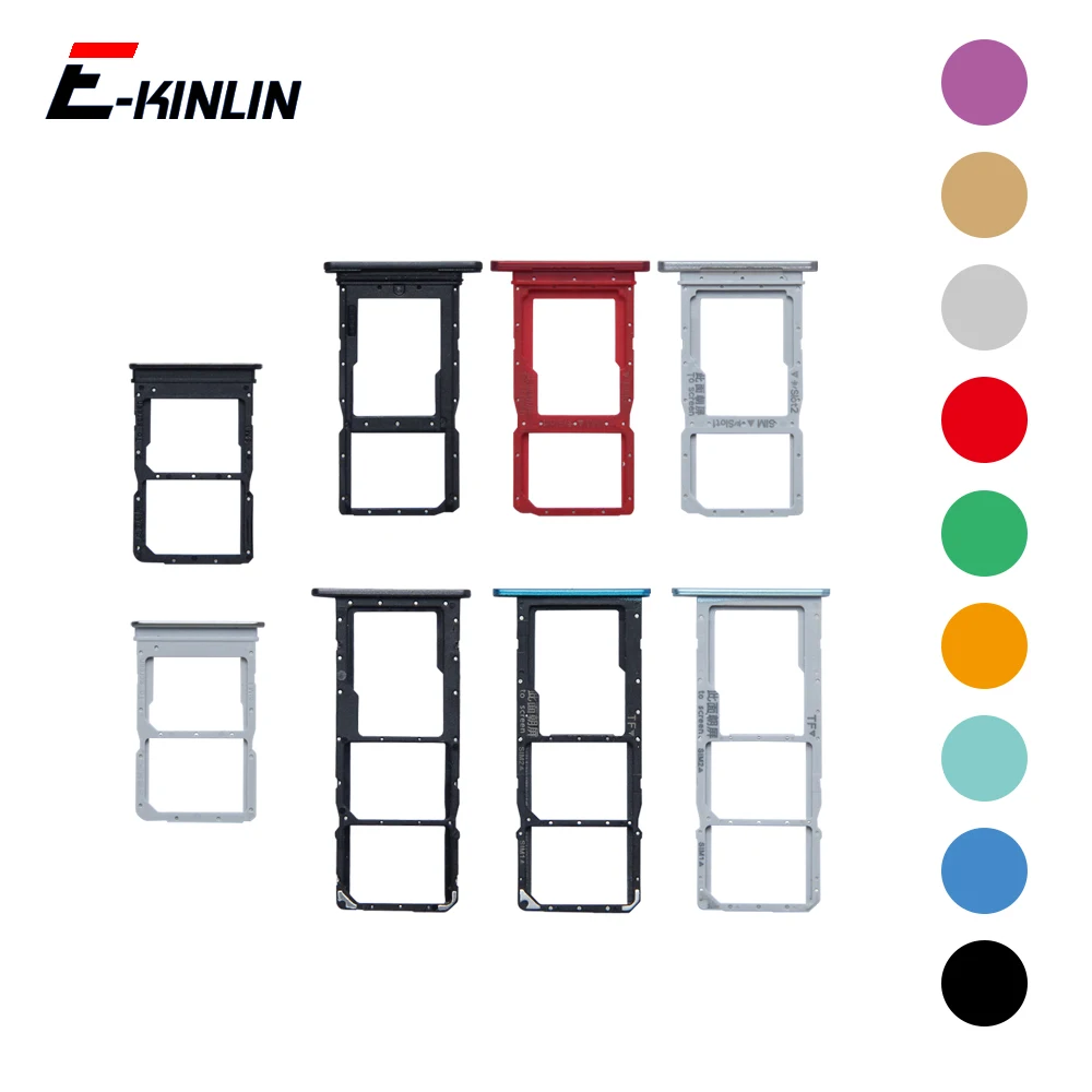 Sim Micro SD Card Socket Adapter Container Connector Holder Slot Tray Reader For HuaWei P Smart S Z Pro 2021