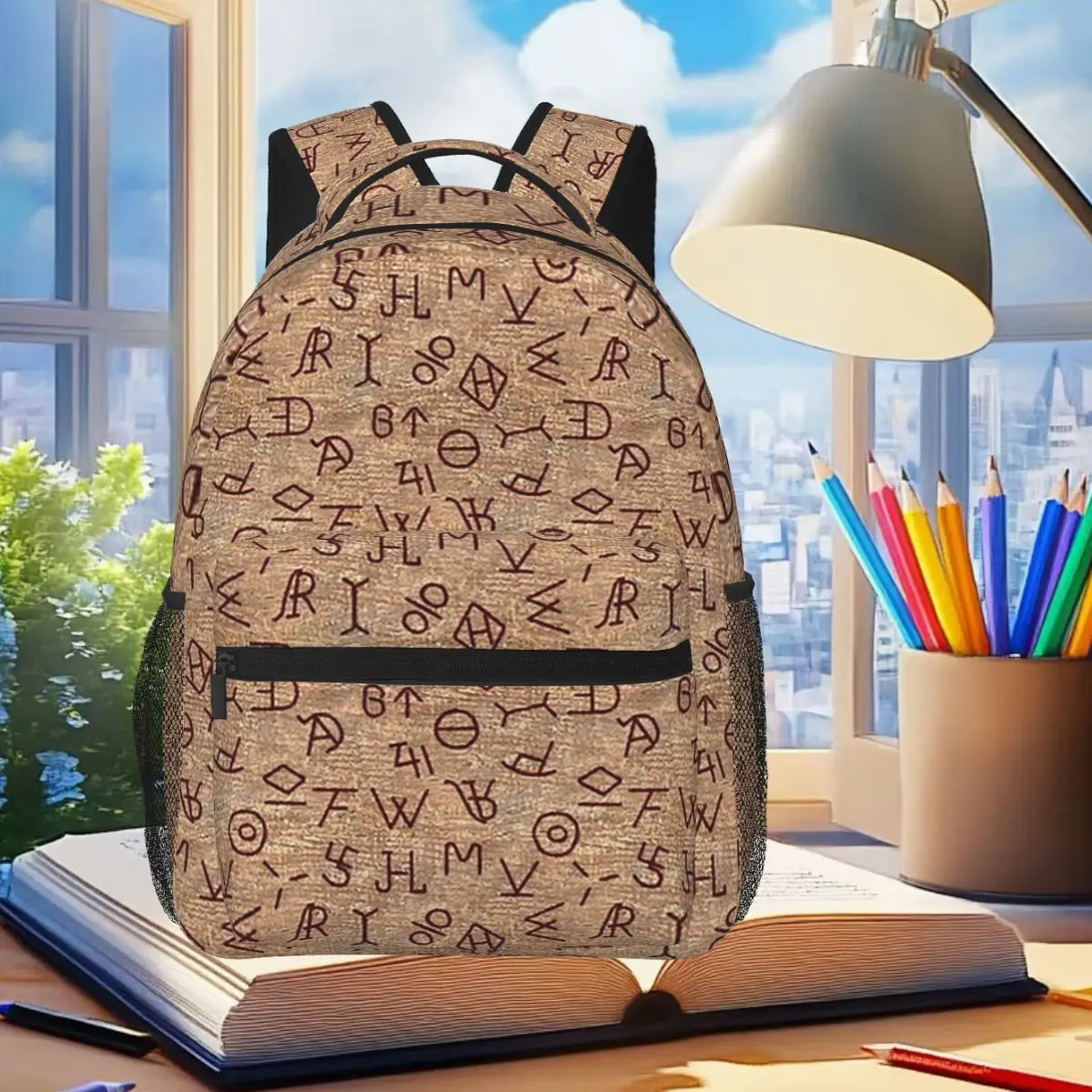 

Cattle Brands Student Backpack School Bag Hiking Travel Daypack for Men Women Fashion Bookbag Shoulder Bags