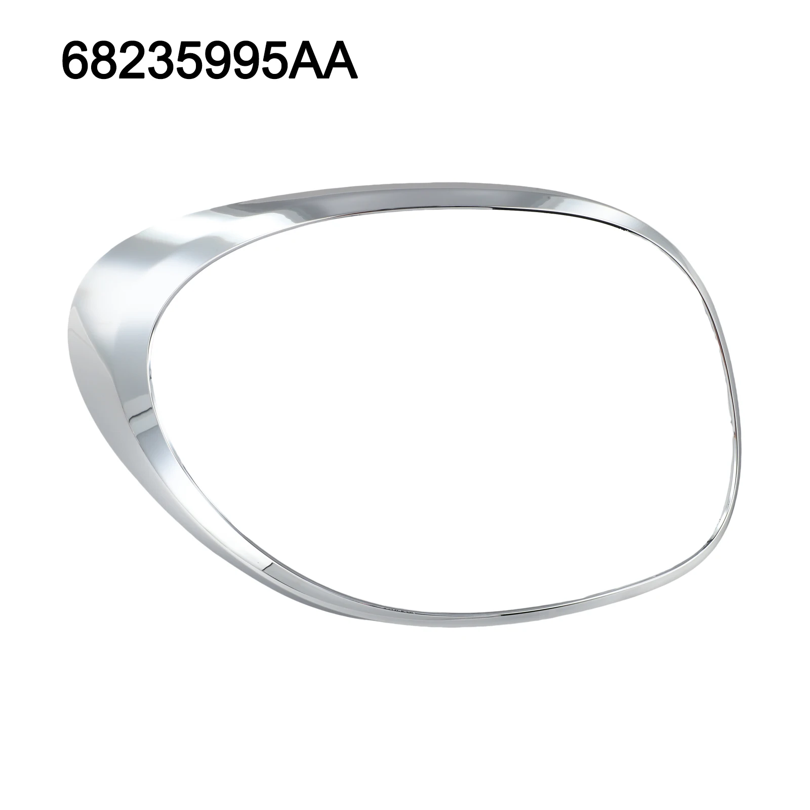 Left Taillight Lamp Trim Ring Silver Chrome ABS For Fiat 500L 2014-2020 68235995AA 77366440 Rear Light Bezel Cover Frame Molding