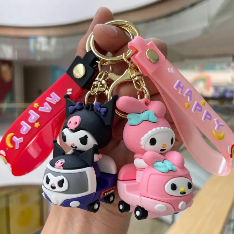

Kawaiikuromi Cute Doll Keychain Fashion Car Key Chain Sweet Bag Pendant Lovely Daily Small Ornament Wholesale Holiday Gifts