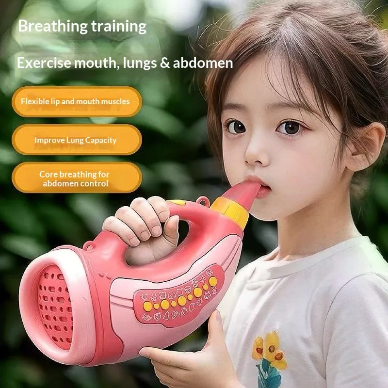 

Animal Assembly Simulation Sound Effect Blowing Horn Exercise Horn Vital Capacity Musical Instrument Children Playing Toys