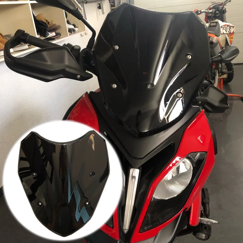 Motorcycle Windscreen For BMW S1000XR S 1000 XR K49 2015 2016 2017 2018 2019 Wind Screen Deflectors Windshield Black Smoke