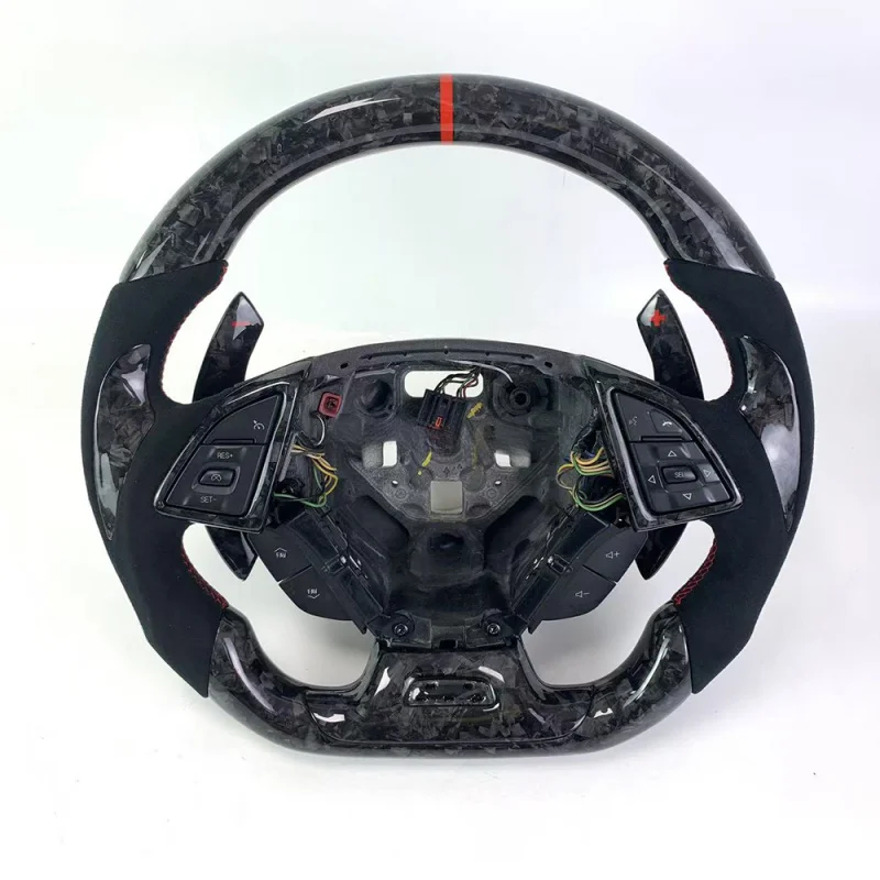 

Для Chevrolet Corvette/Camaro/C6/C7/C8/Cruze SS/ZL1 настраиваемое рулевое колесо из углеродного волокна | 2010-2019