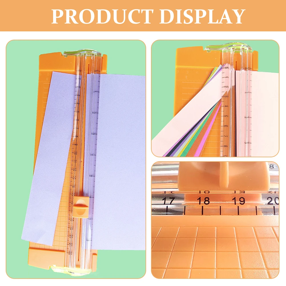 

Portable Mini Paper for Students DIY Craft Tool Trimmer Cutting Board Card Making Scoring Office Small Slicer Practical