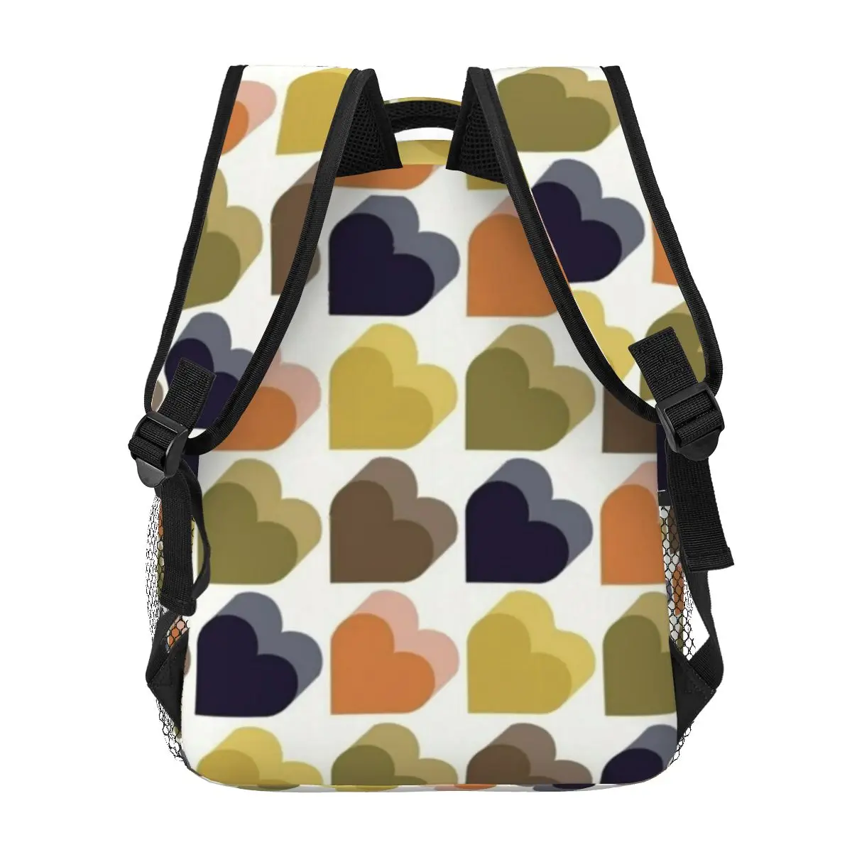 Orla Kiely Colorful Love Hearts Multi Backpacks Boys Girls Bookbag Children School Bags Cartoon Kids Rucksack Shoulder Bag