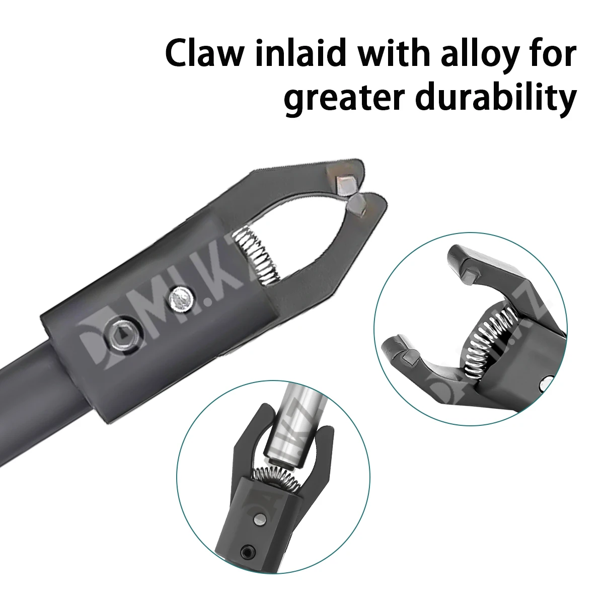 مخرطة CNC المغذية 16/20/25/32 مقبض دائري مقبض مربع مجتذب تلقائي باستخدام الحاسب الآلي النسخة الصلبة/سخة سبيكة مطعمة اثنين مخالب مجتذب