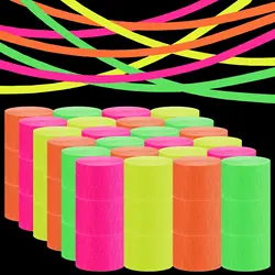 25M 4.5cm UV Glow Tape Neon Party Stickters Glow Party Supplies decorazioni per la festa di festa di compleanno di nozze