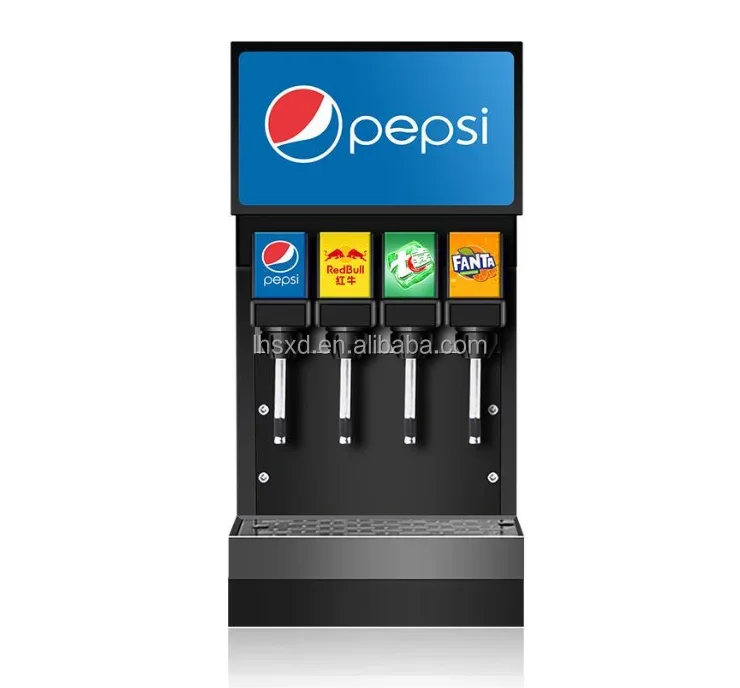 

4 Outlets Beverage dispenser Carbonated Drinks Self-service Cola Making Machine Hot Sale Beverage Machine