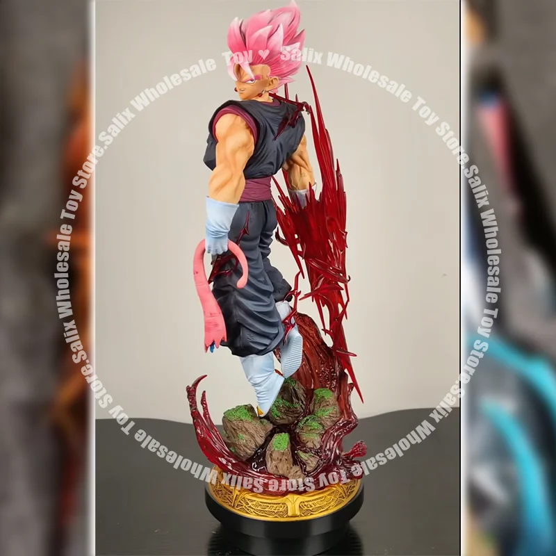 Lk fábrica lk brinquedos 38cm dragon ball z yunqi vegito 2.0 super saiyan gk estátua coleção pvc modelo estátua boneca presente brinquedo