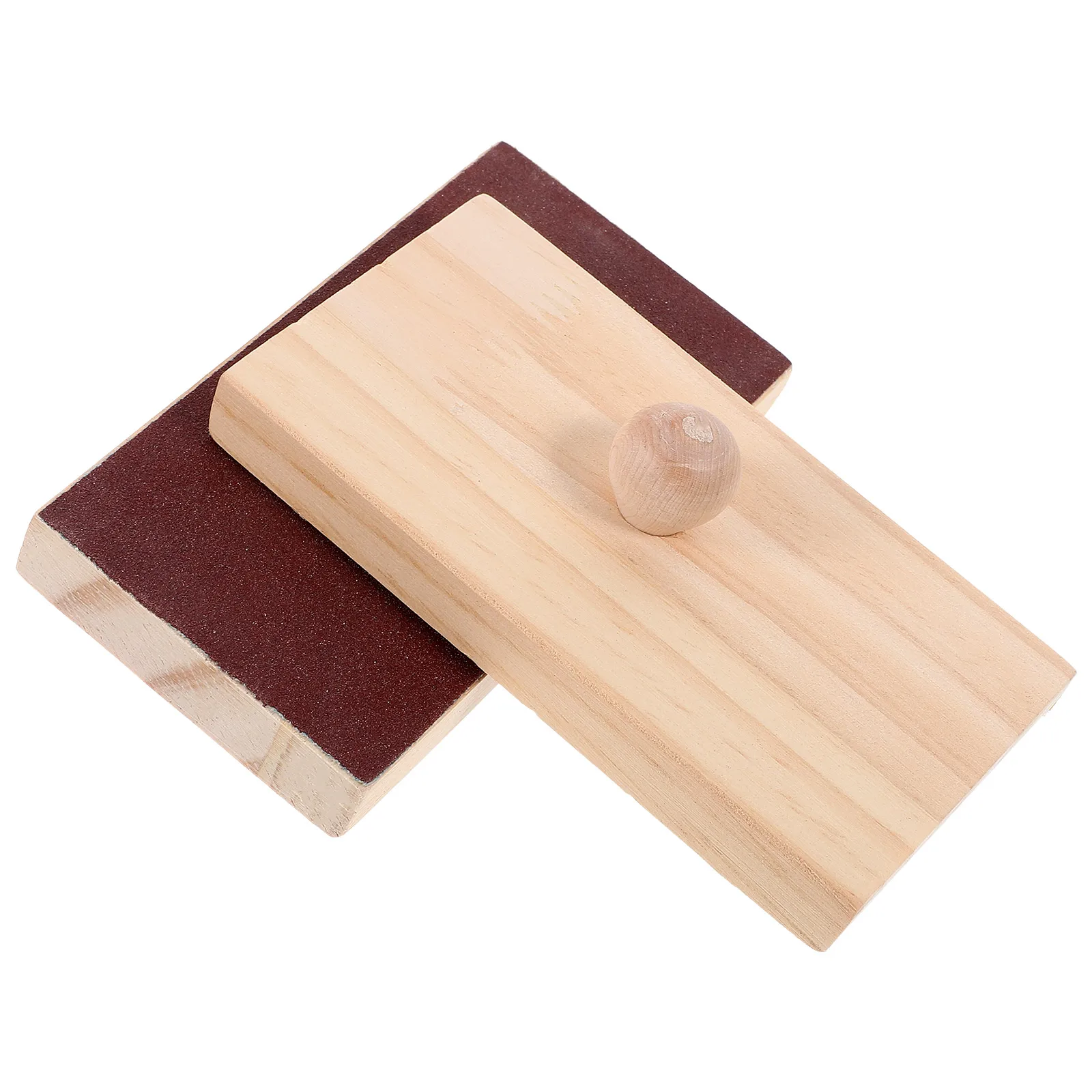 

2pcs Board Percussion Instrument Finger Castanet Kids Musical Toys Wood Baby Child Educational Wooden Sand Blocks