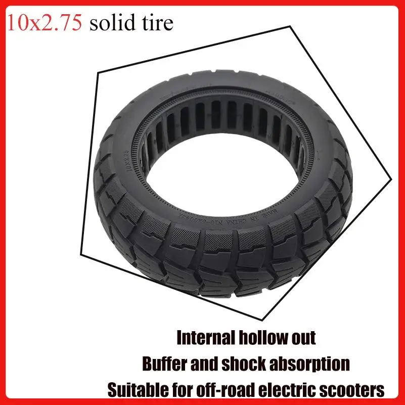 

Высококачественная резиновая цельнолитая шина 10x2.75 для электросамоката Kugoo G-Booster G2 Pro, бескамерная, 10-дюймовая, аксессуар.