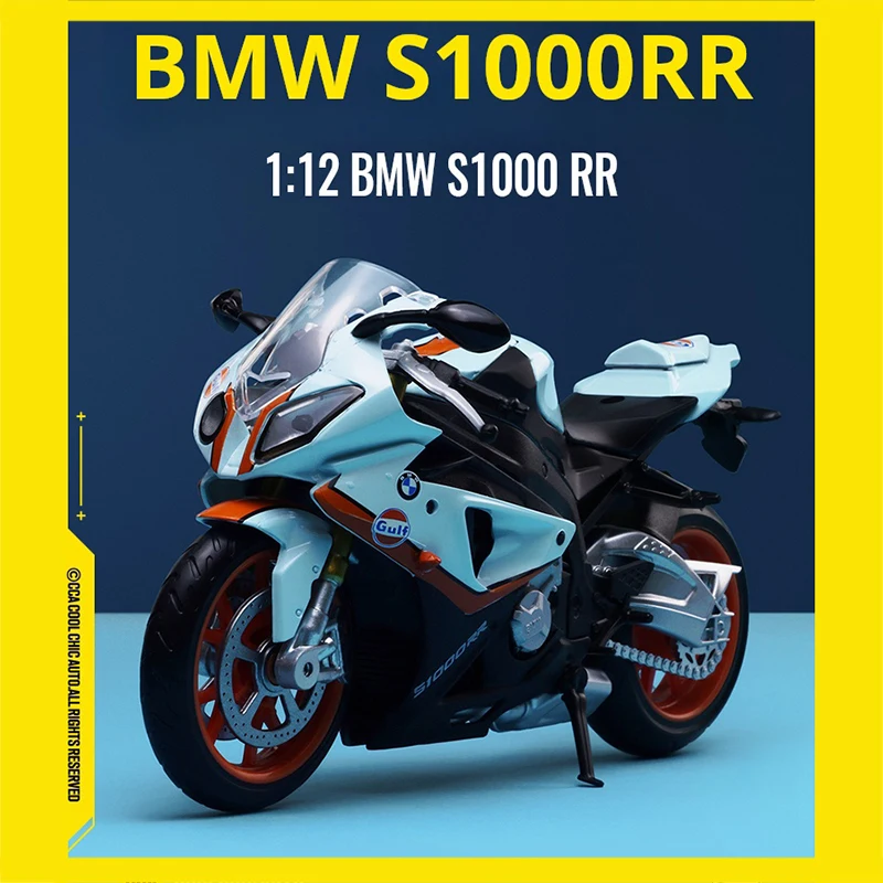 

1/12 Scale S1000 Alloy Racing Sport Car Model Street Motorcycle Diecast Metal Coast Suspension Kid Gift Collect Ornament Recomme