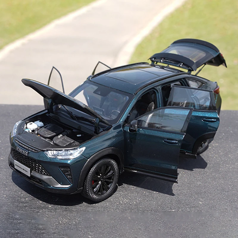 1:18 Scale Diecast Alloy Great Wall HAVAL H6 GT Toys Cars SUV 2024 Model Classic Adult Collectible Souvenir Gifts Static Display