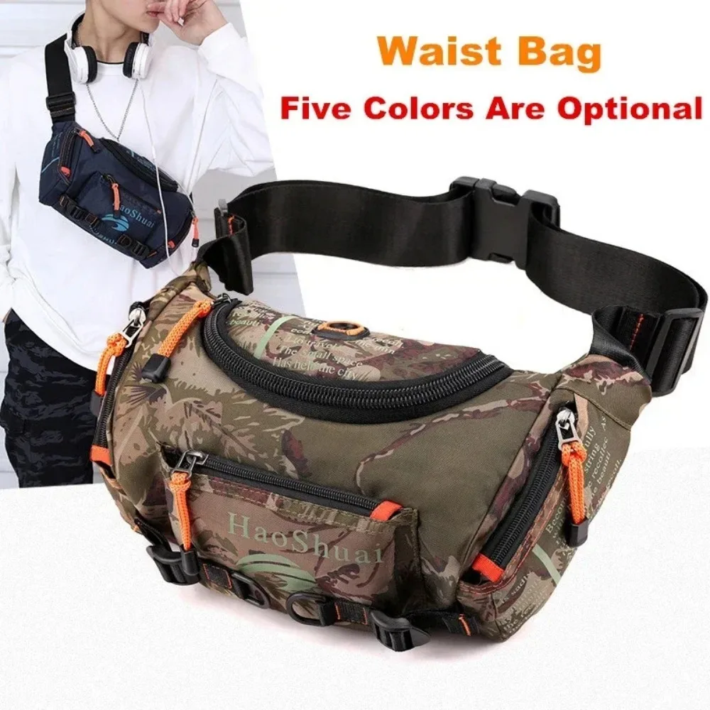 One-shoulder Messenger Bag Travel Waterproof Tactical Messenger Bag Chest Cycling Travel Bag Multifunctional Outdoor Waist Bag
