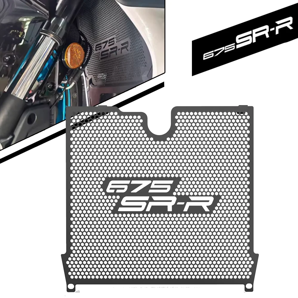 

FOR CFMOTO CF MOTO 675SR-R 675SS 2024-2026 Motorcycle Radiator Protection Grille Guard Protector Cover CNC Aluminum 675SRR 675SS