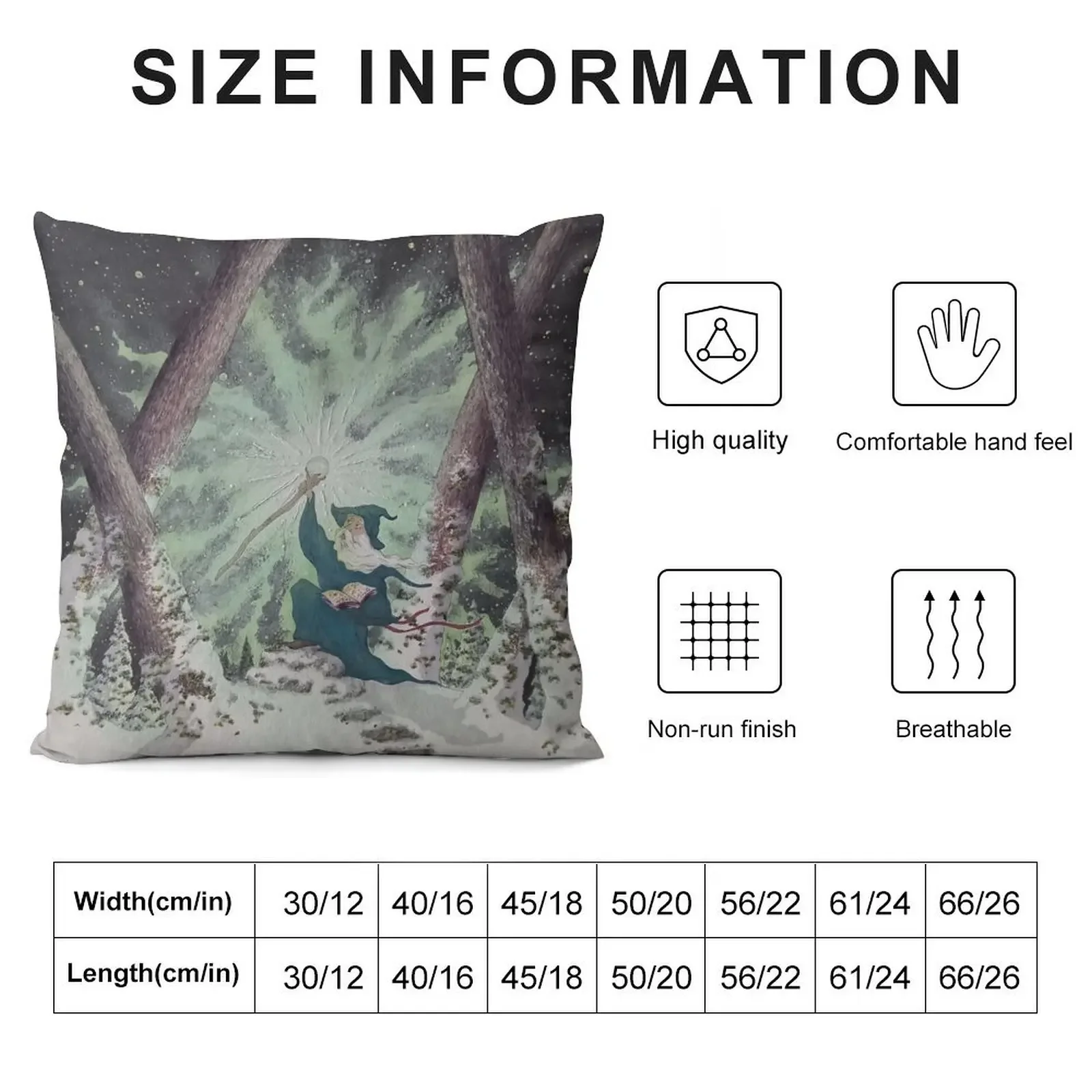 The Wizards Magic Throw Pillow Sofa Covers Pillowcases Bed Cushions pillow