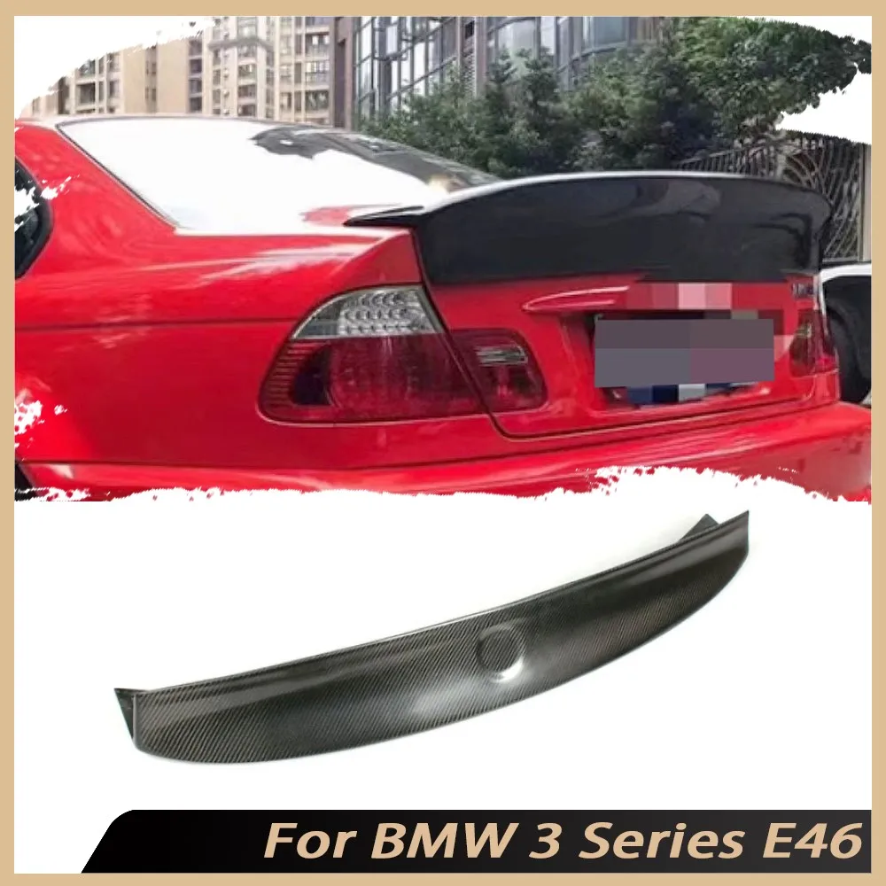 

Carbon Fiber Rear Trunk Lip Spoiler for BMW 3 Series E46 1999-2006 FRP Rear Boot Spoiler Body Kits Accessories