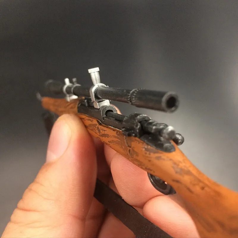 Modello di fucile da cecchino soldato in scala 1/6 per action figure da 12 pollici