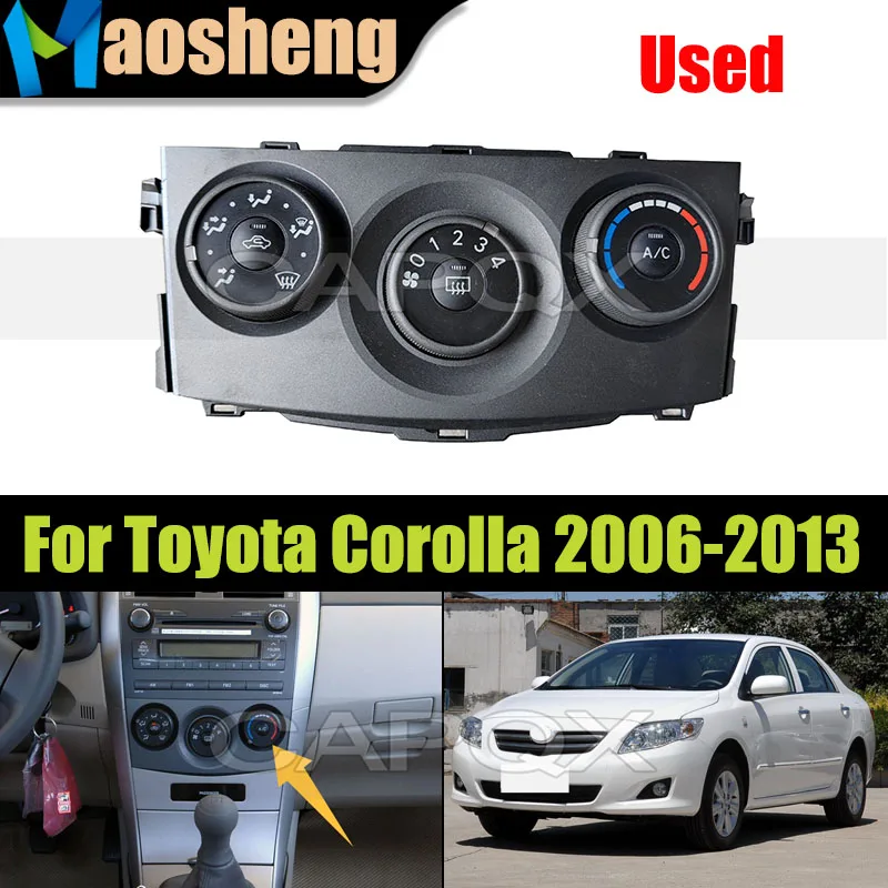 

Used Car Air Conditioning Control Panel For Toyota Corolla 2006-2013 Air Conditioning Control Switch