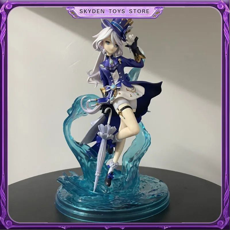 24cm Furina Figurka Genshin Impact Anime God of Water Action Figure Cute Girl Focal Pvc Statue Model Doll Xmas Surprise Gift Toys