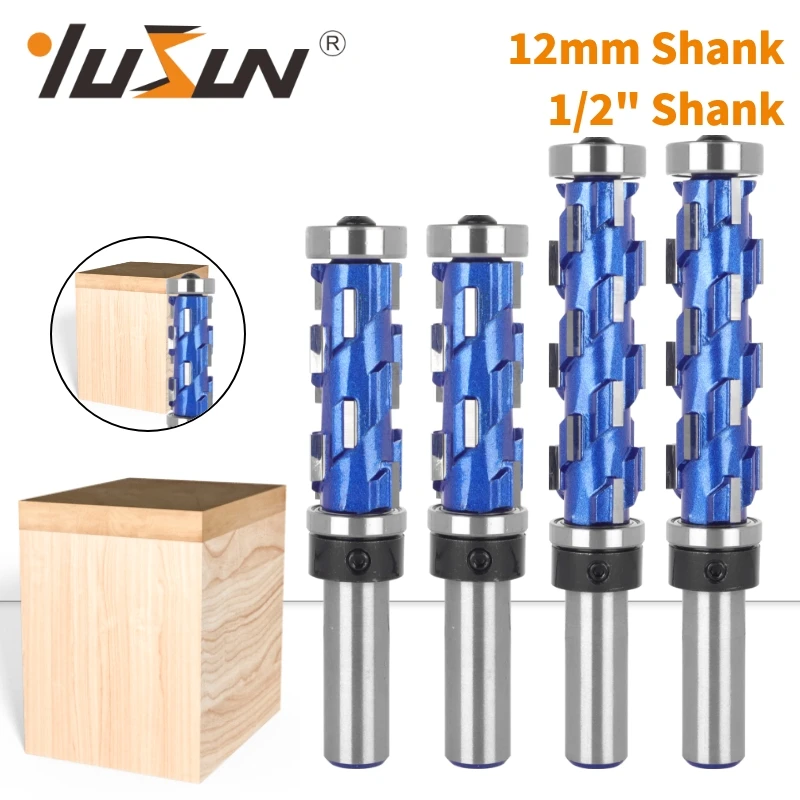 YUSUN Carbide Spiral Trimming Bit Flush TrimRouter Bit Woodworking Milling Cutter For Wood Bit Face Mill Carbide Cutter End Mill