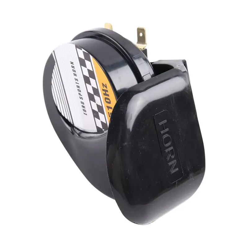 2X 12V Air Motorcycle Horn Loud Electric Air Horn 130Db 510Hz Auto Horns Single-Tone For Motorcycle Car