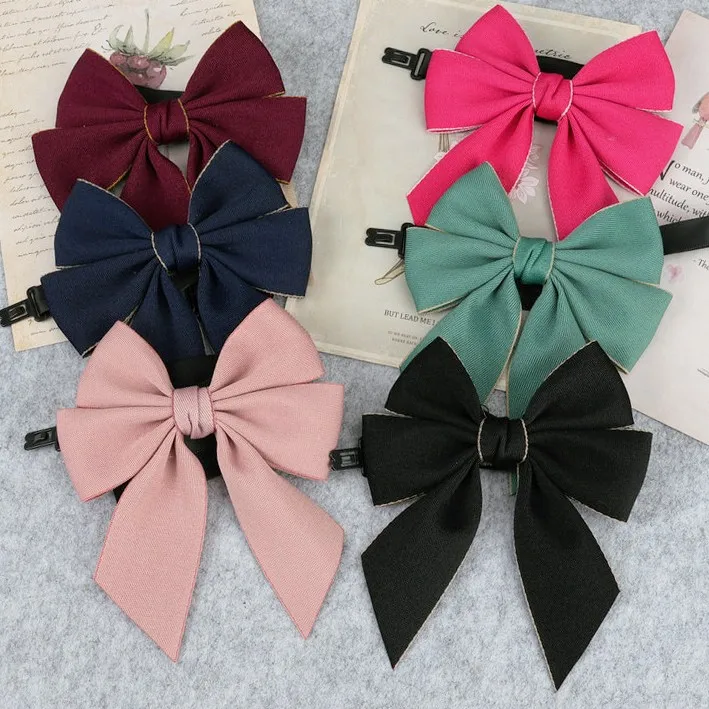 

Fashion Women Tie Red Butterfly Women's Bow Tie Black Knot Female Girl Student Hotel Clerk Waitress Neck Wear Ribbon Ties Green