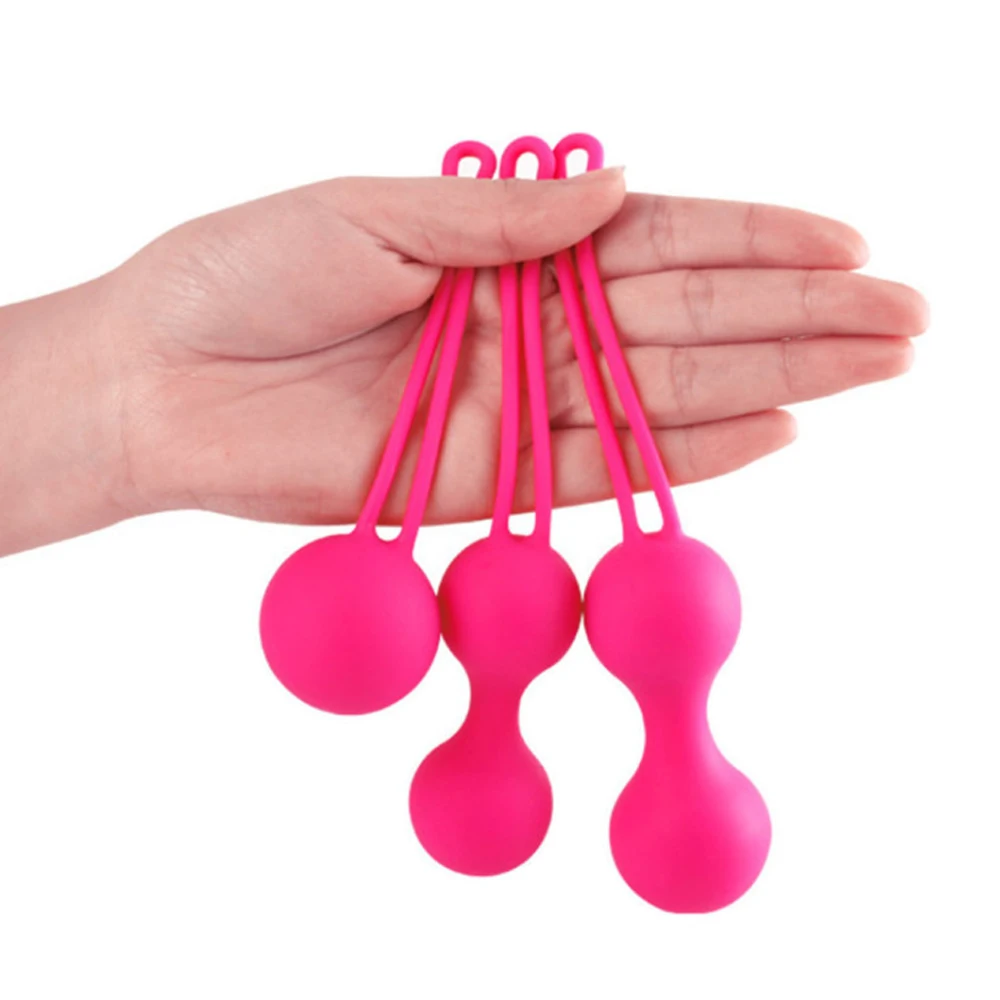 Safe Silicone Vagina Balls Kegel Exerciser Pelvic Floor Muscle Trainer Venus Ball Perinee Tighten Adult Goods Sex Toys for Women