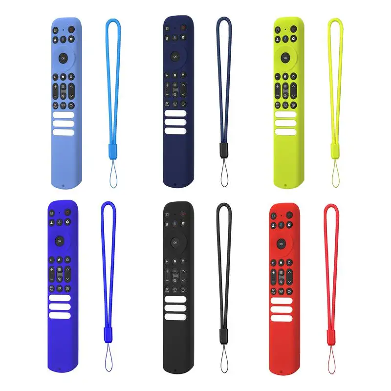 Remote Control Silicone Case Silicone TV Remote Cover Shockproof Remote Battery Back Covers Holder for Smart TV Remote