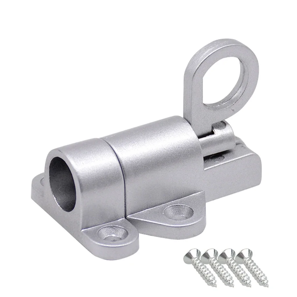 

Automatic Door Bolt Latch Home Office Hotel Gate Aluminum Alloy Spring Bounce Window Lock