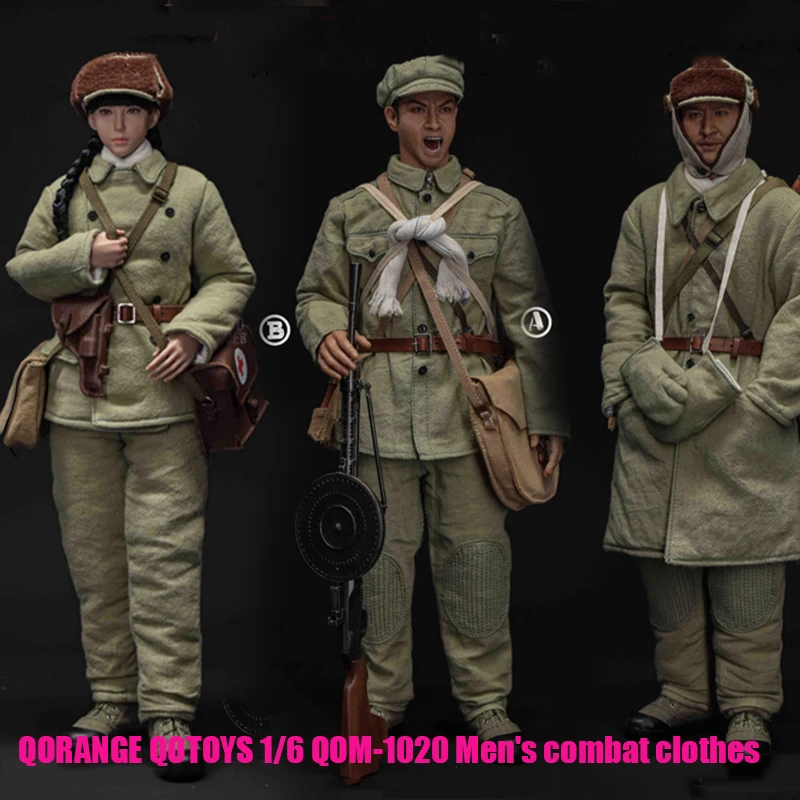 QORANGE QOTOYS 1/6 QOM-1020 Chinese People'S Volunteer Army Battle Of Triangle Hill Combates Suit For 12'' Action Figure Body