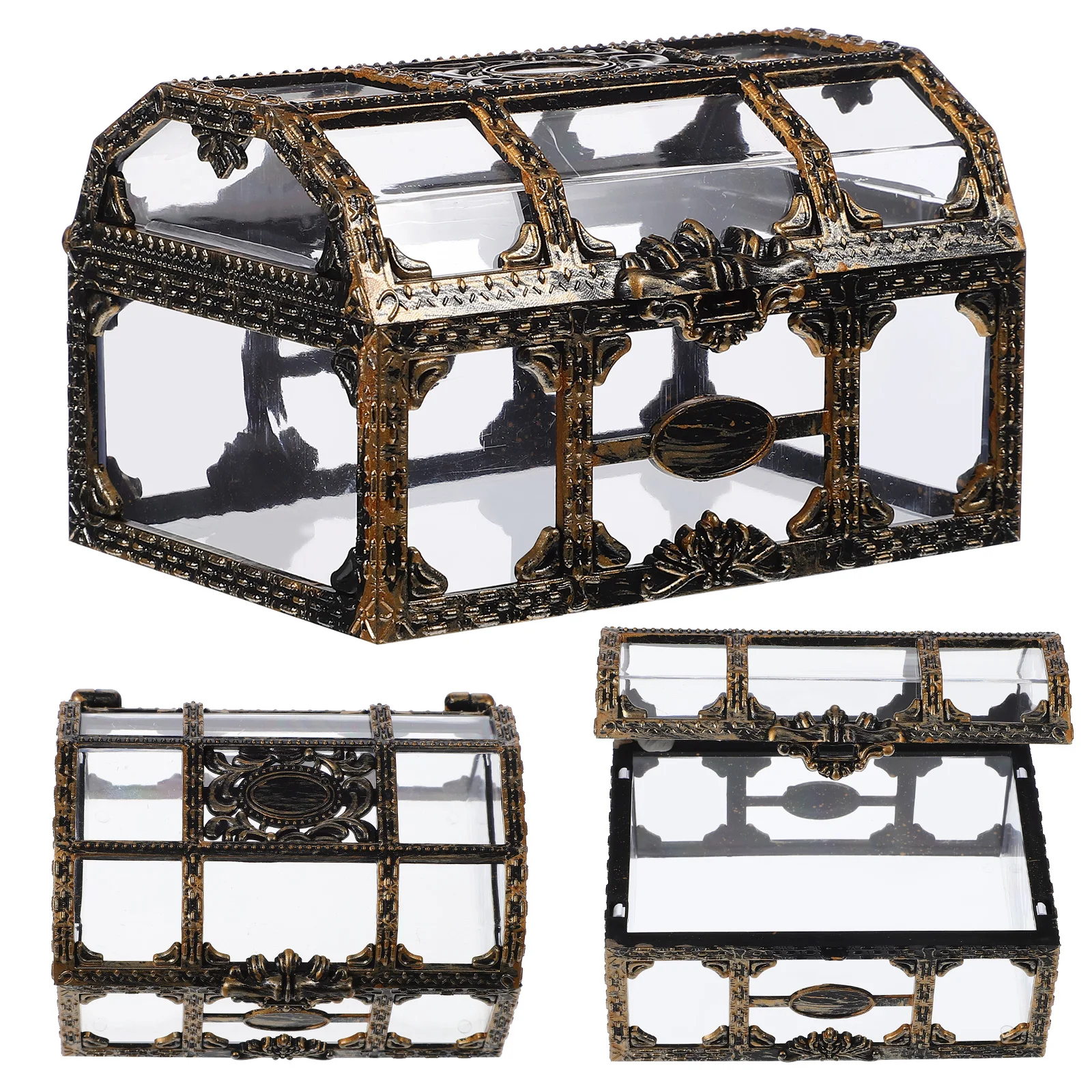 

1Set Diving Gems Pool Treasure Chest Glowing Colorful Diamonds Plastic Diamonds Pool Party Favors