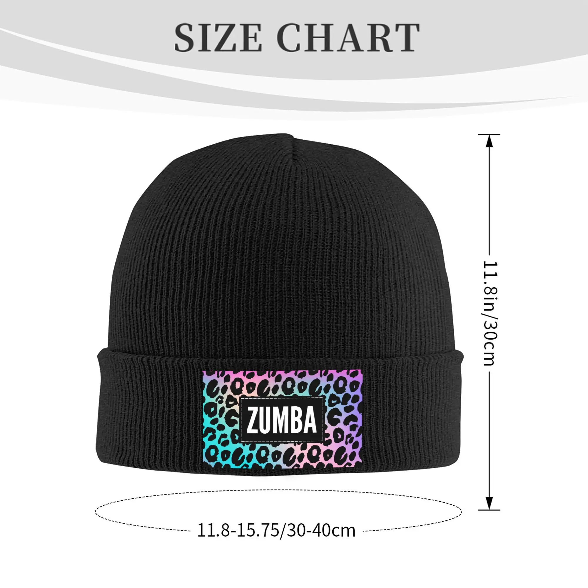 Custom Colourful Zumbaes Dance Leopard Bonnet Hats  Street Knitted Hat For Men Women Winter Warm  Skullies Beanies Caps