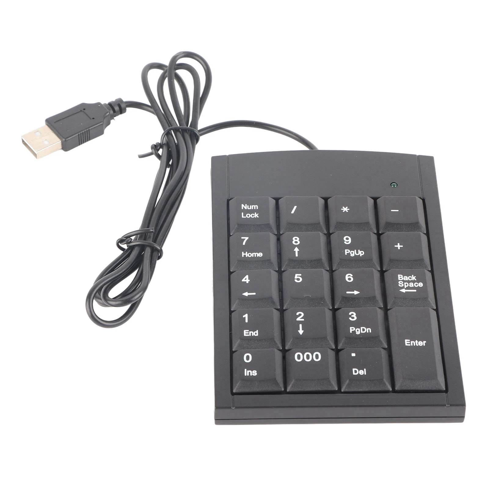 Portable Mini USB Numeric Keypad Universal Number Keyboard Plug and Play Ergonomic Easy to Carry for Laptop Computer Accessory