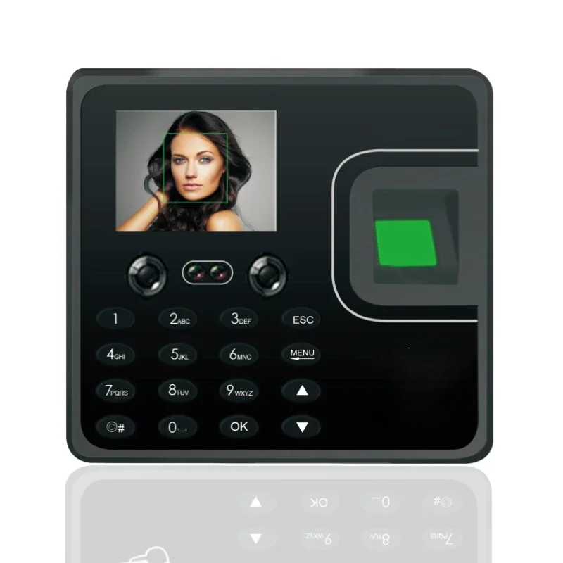 

P time recording 4g clock in machine face fingerprint attendance access control