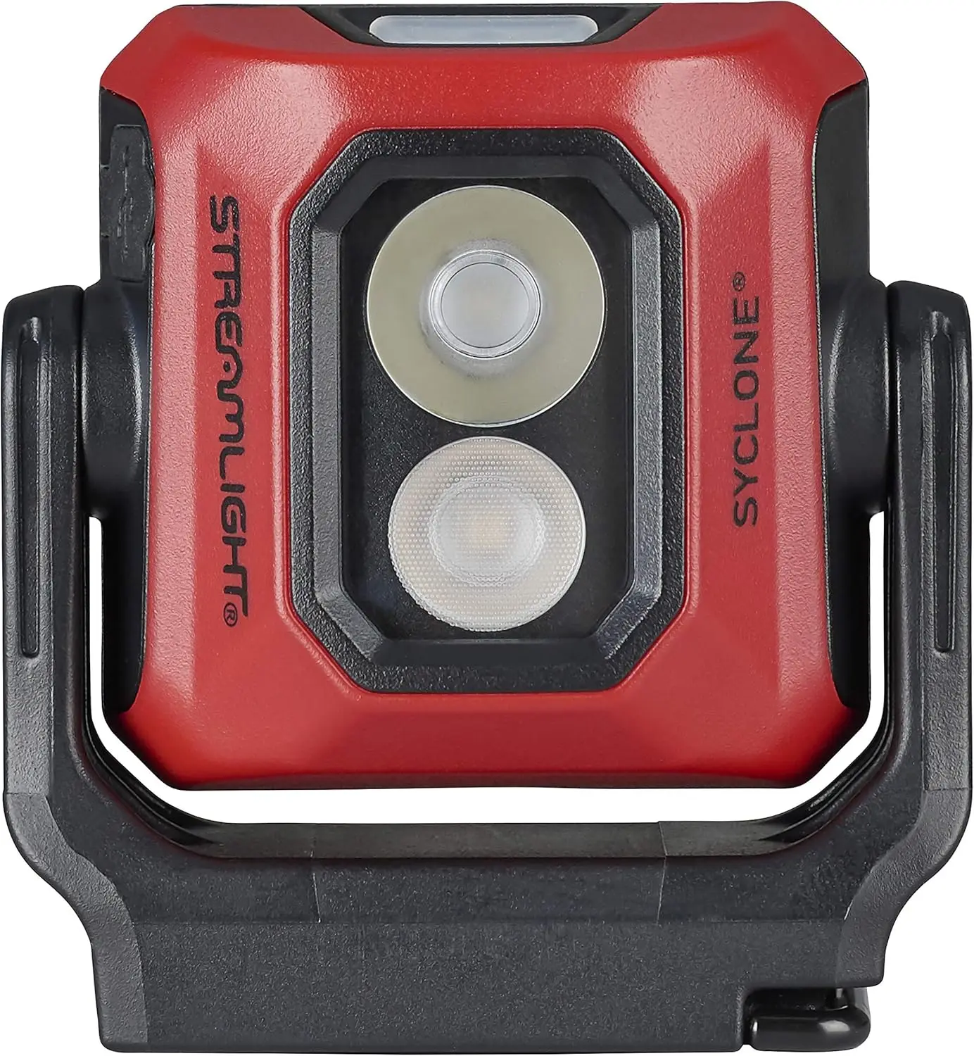 Luz de trabalho compacta multifuncional, Vermelho, USB recarregável, 61510 Syclone 400-Lumen