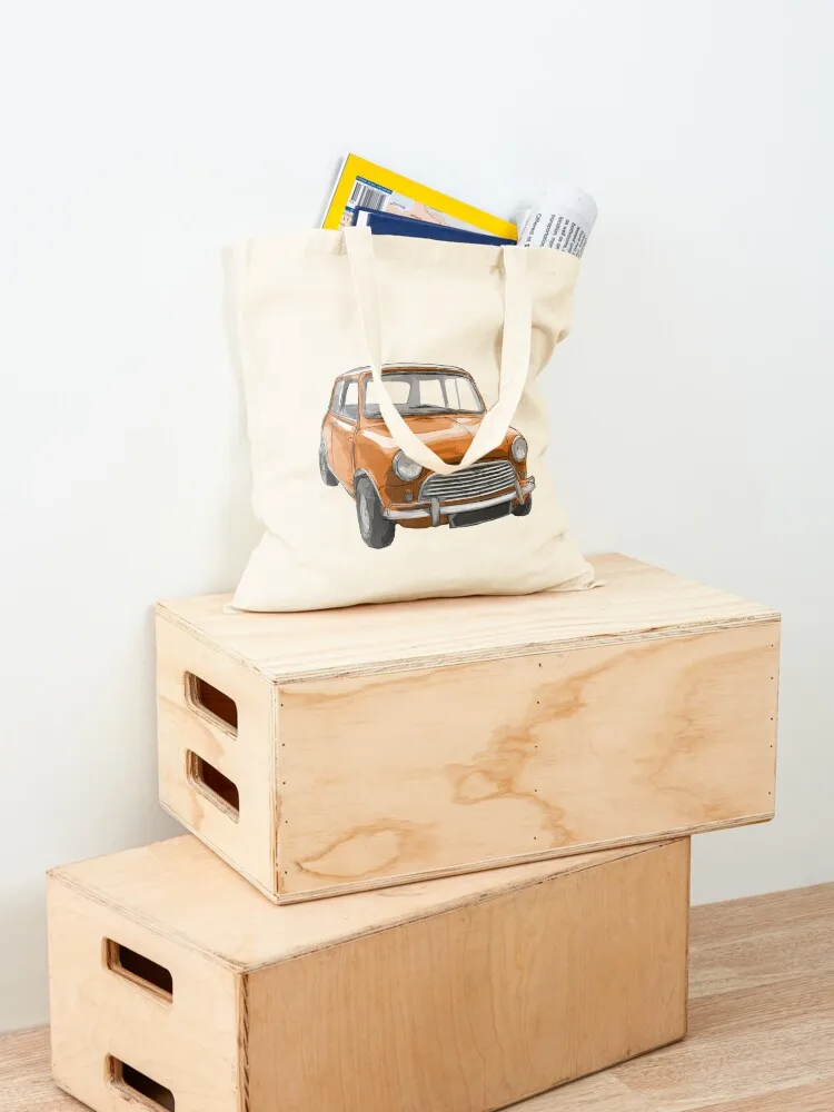 Mini sacola clássica laranja