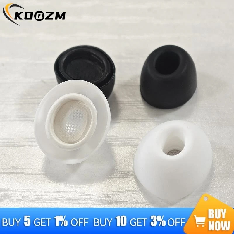 2 Pairs For Airpods Pro 1/2 Generation Ear Tips Liquid Silicone Ear Plug Buds Soundproof Earphone Earplugs For IP Air Pods Pro