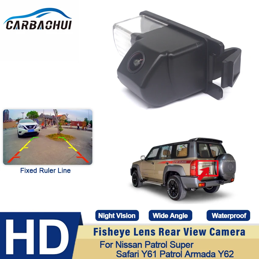 

Night Vision Rear View Camera Reversing Camera Car Back up Camera HD CCD For Nissan Patrol Super Safari Y61 Patrol Armada Y62