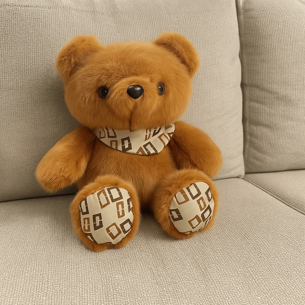 Piano de ritmo de inducción, oreja caída, conejo, muñeco de peluche, sonido, juguetes musicales, algodón PP, osito de peluche, llavero suave y portátil