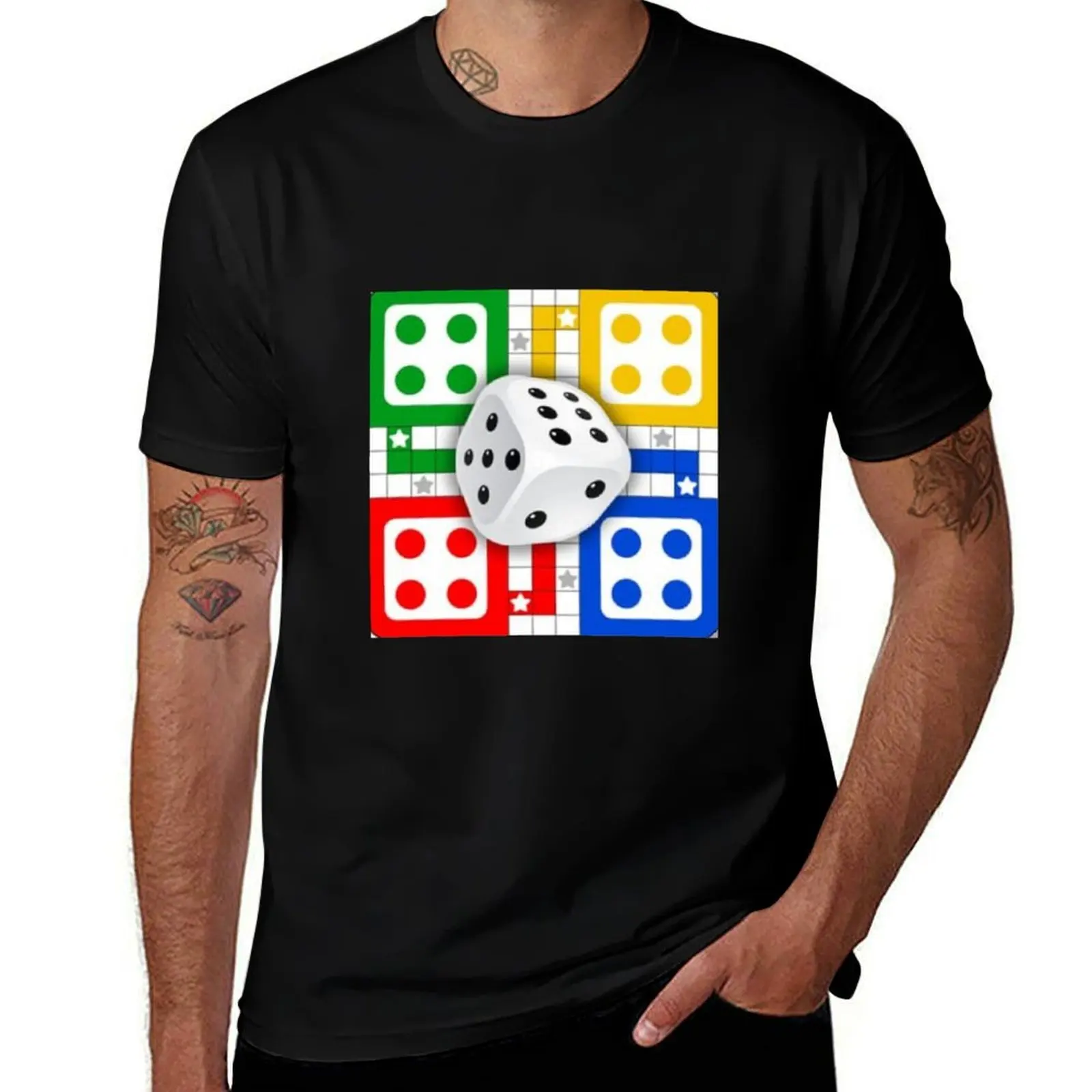 

ludo game T-Shirt graphic t shirts for man man t shirts cotton T-Shirt