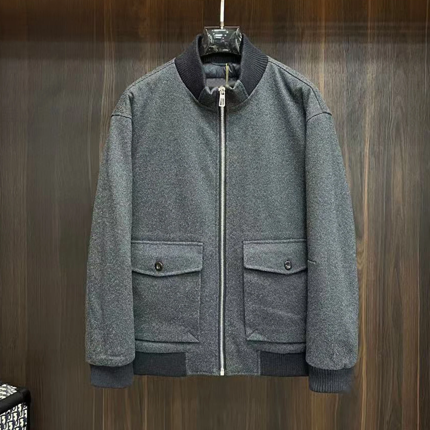 

Italy LP 25aw stand-up collar men's down jacket pocket jacket