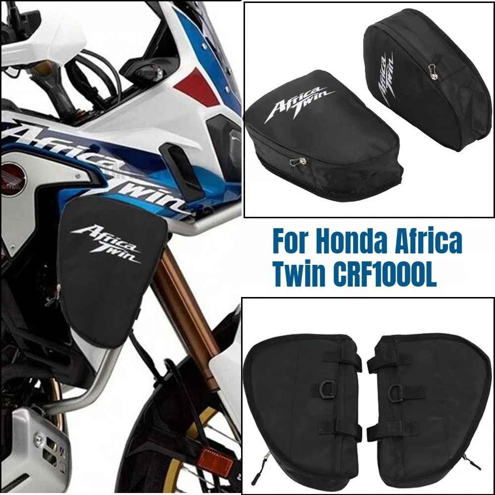For Honda Africa Twin CRF1000L CRF 1000L Adventure Sports Motorcycle Frame Crash Bar Bags Tool Placement Travel bag