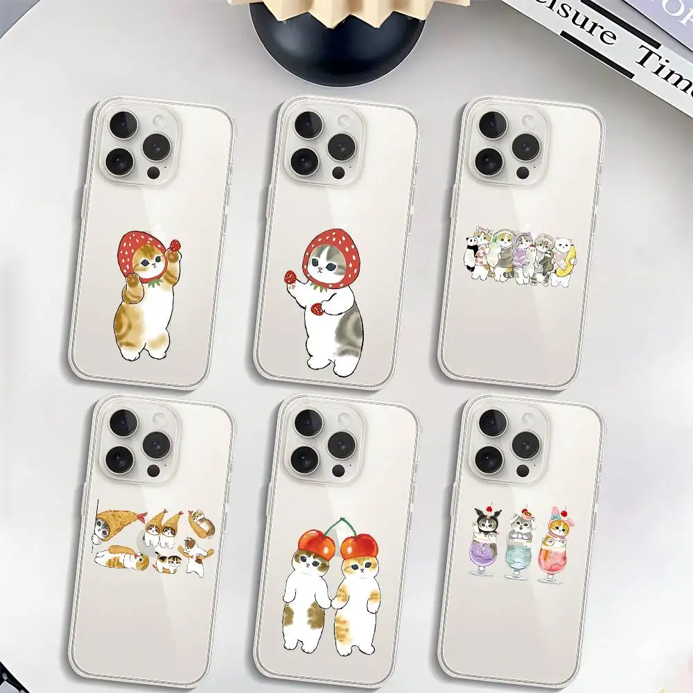 Phone Case Cute M-Mofusands For Samsung S26 S25 S24 S23 S22 S21 S20 Note20 Note10 Plus Ultra Lite Edge 5G Clear Soft TPU Cover