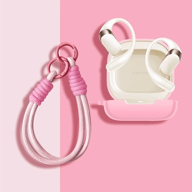 Mode Silikon Kopfhörer Schutzhülle Für SHOKZ OpenFit 2 T920/T921 Abdeckung Stoßfest-Shell Waschbar Gehäuse Anti Staub hülse