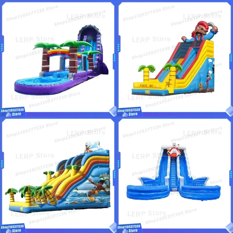 Customized Commercial Quality PVC Giant Inflatable Water Slide or Dry Slide Pool for Adult Inflatable Slides Waterslide for