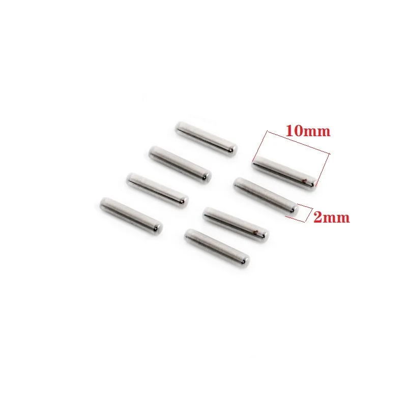 RC 8Pcs 08027 Metal Pin 2*10mm For 1/10 HSP 94111 94110Pro 94115 94112 94108 94109 94110 94188 Monster Truck Spare Parts