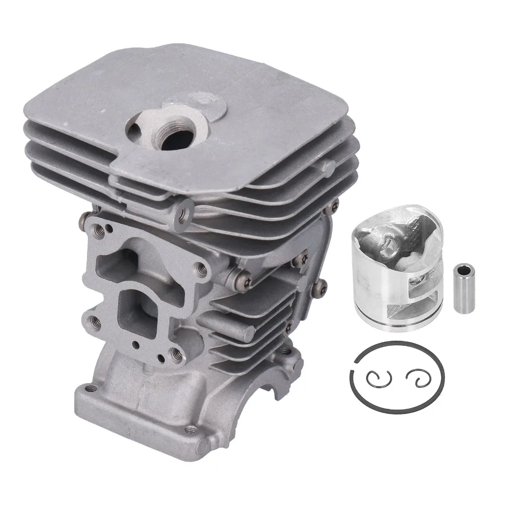 Grey Cylinder Piston Kit Compact Metal Piston Ring Kit Easy to Install Chainsaw Cylinder Kit for HUSQVARNA 435 435E 440 440E