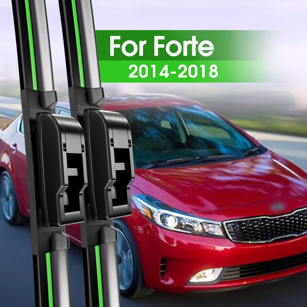 

2pcs Front Windshield Wiper Blades For Kia Forte 2014-2018 2015 2016 2017 Windscreen Window Accessories