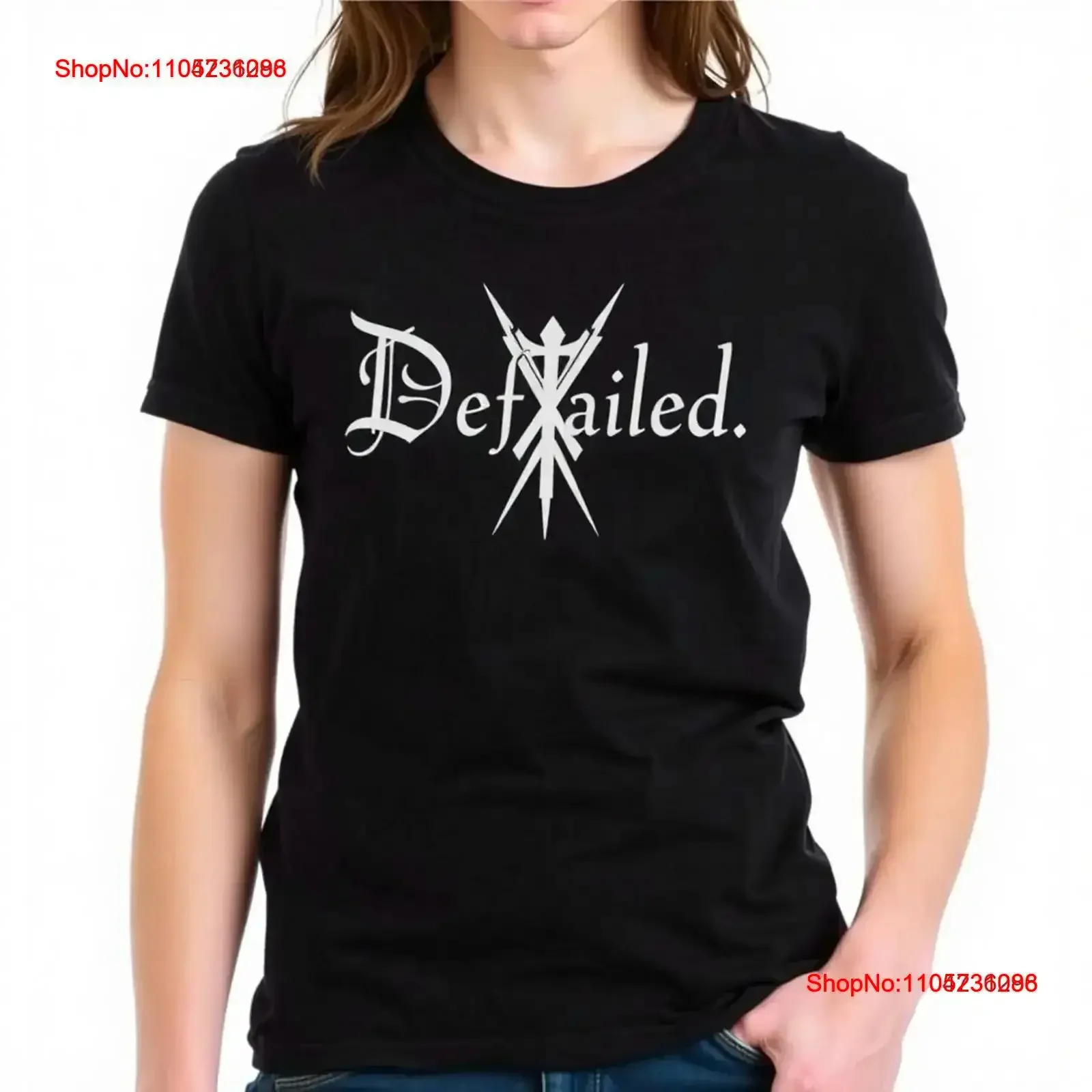 

Defxiled T Shirt for Women Bold Gothic Design Style vintage Washed fashion homme Casual Slightly Soft Breathable streetwear